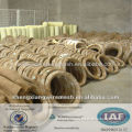 HOT DIPPED GI WIRE 14G 50kg/roll for making barbed wire in Sri Lanka